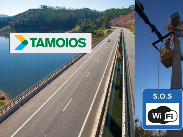 Implantação de rede wi-fi na Rodovia Tamoios