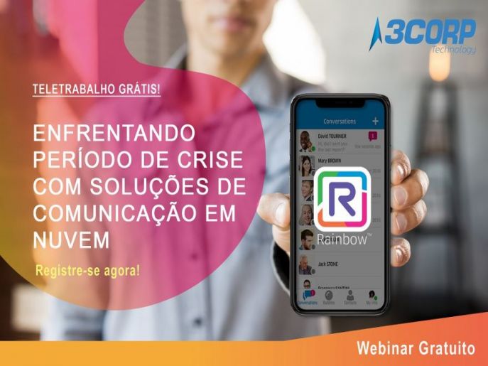 3CORP quer te ajudar. Teletrabalho grátis!