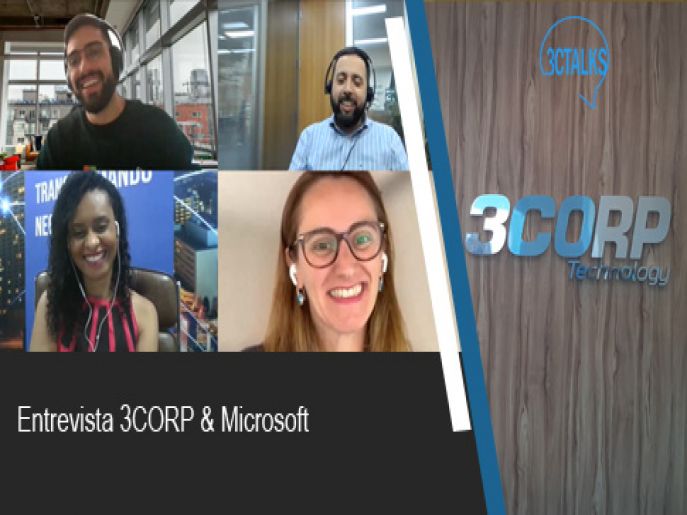 3CTalks conta com a participação de 2 profissionais da Microsoft