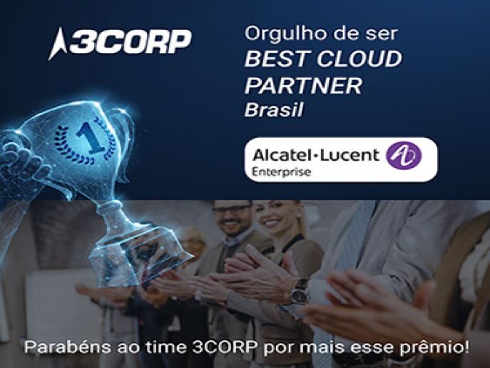 Alcatel Lucent Enterprise premia 3CORP como BEST Cloud Partner Brasil 2020